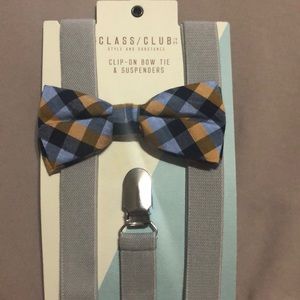 Bow tie and suspenders